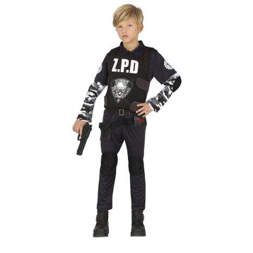 Zombie Politie Halloween Kostuum Kind, Verzenden, Nieuw