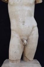 Sculpture, Torso di Eros - 45 cm - Marbre de Carrare, Antiek en Kunst