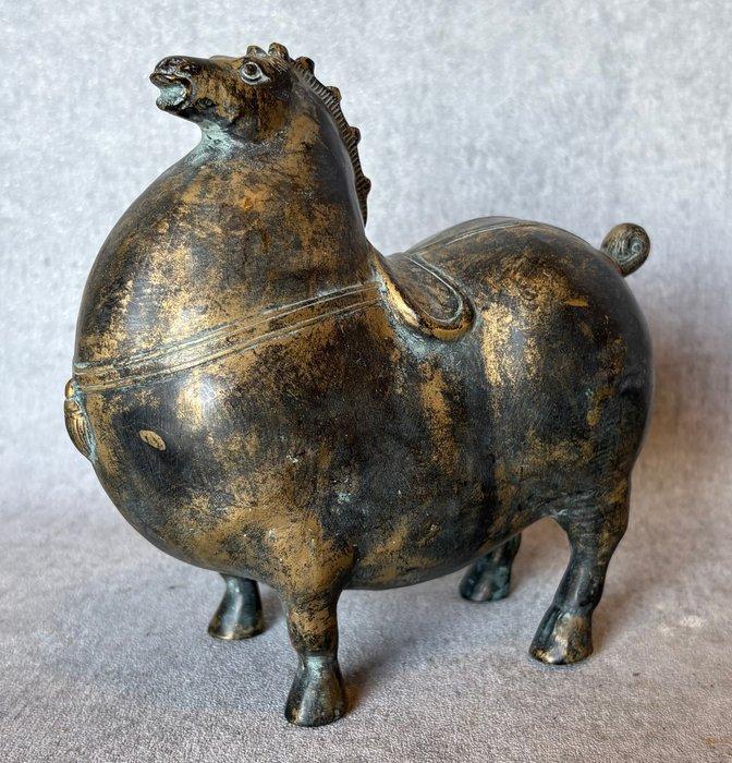 Tang-Stijl paard - Brons - China (Zonder minimumprijs), Antiek en Kunst, Antiek | Overige Antiek