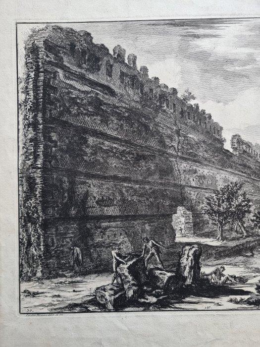 Giovanni Battista Piranesi (1720-1778) - filigrana - Veduta, Antiek en Kunst, Antiek | Overige Antiek