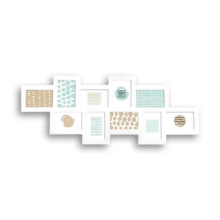 Fotolijst - circle - lengte 90 cm - voor 10 fotos - hout -, Huis en Inrichting, Woonaccessoires | Wanddecoraties, Verzenden