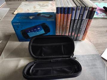 Sony - Playstation Portable (PSP) - Psp-E1004 in box with 10