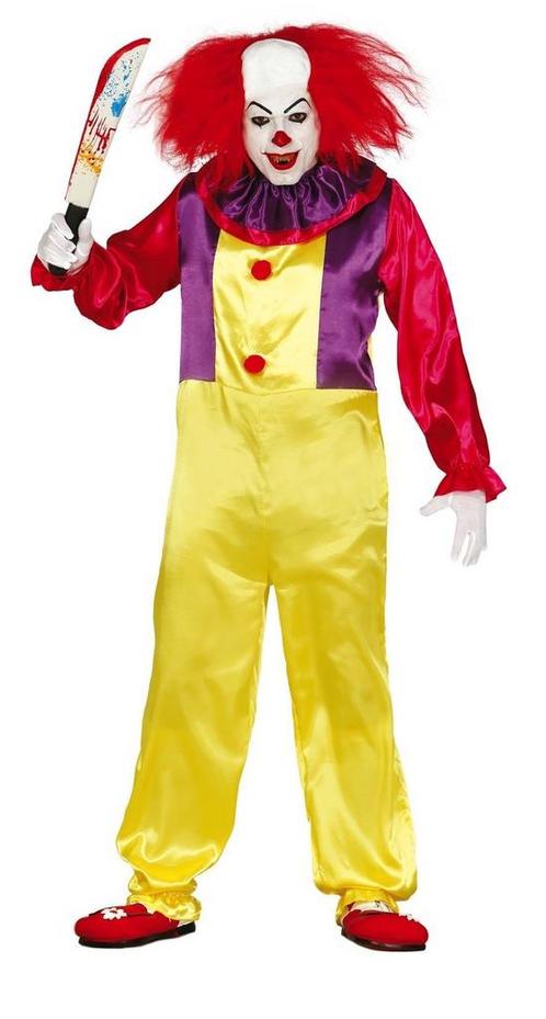 It Horror Clownspak L, Kleding | Heren, Carnavalskleding en Feestkleding, Nieuw, Verzenden