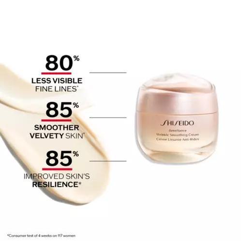Shiseido Benefiance Wrinkle Smoothing (Dagcreme), Handtassen en Accessoires, Uiterlijk | Gezichtsverzorging, Nieuw, Verzenden