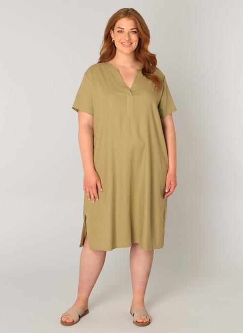 Base Level Curvy jurk Yacinthe3(52)Maat 46/48 (XL) of groter, Kleding | Dames, Jurken, Overige kleuren, Nieuw, Maat 46/48 (XL) of groter