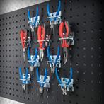 Datona Dubbele gesloten gereedschapshaak - 6 cm (10 stuks), Doe-het-zelf en Bouw, Ophalen of Verzenden, Nieuw