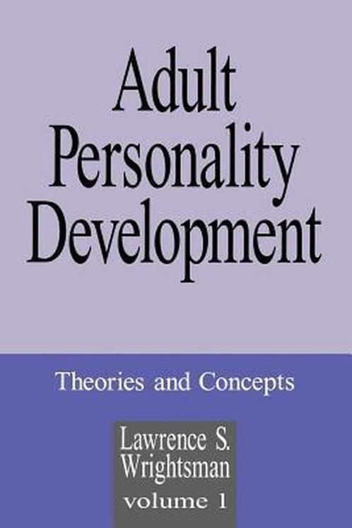 Adult Personality Development 9780803944008, Boeken, Overige Boeken, Zo goed als nieuw, Verzenden