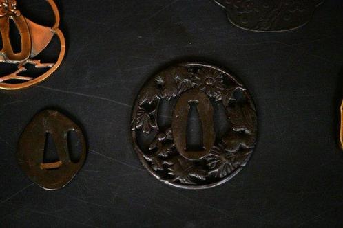 Tsuba Lot - Goud, Koper, Zilver, Ijzer - Japan, Antiek en Kunst, Antiek | Overige Antiek