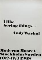 Andy Warhol (after) - I like boring things…,  Copyright 2015