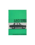 1967 ALFA ROMEO GIULIA 1600 SUPER INSTRUCTIEBOEKJE DUITS