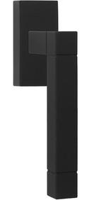 Draaikiepgarnituur SQUARE JB100DK links mat zwart, Nieuw, Overige materialen, Klink of Kruk