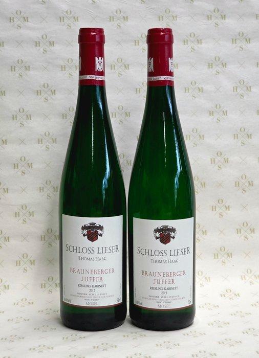 2012 Schloss Lieser, Brauneberger Juffer Riesling - Moezel, Verzamelen, Wijnen