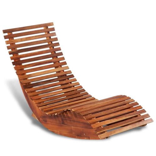 vidaXL Ligbed schommelend acaciahout, Tuin en Terras, Tuinstoelen, Nieuw, Verzenden