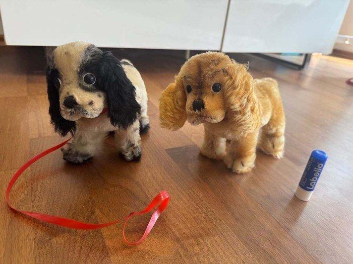 Steiff - Pluche speelgoed 2 alte Steiff Cocker Spaniel, Antiek en Kunst, Antiek | Speelgoed