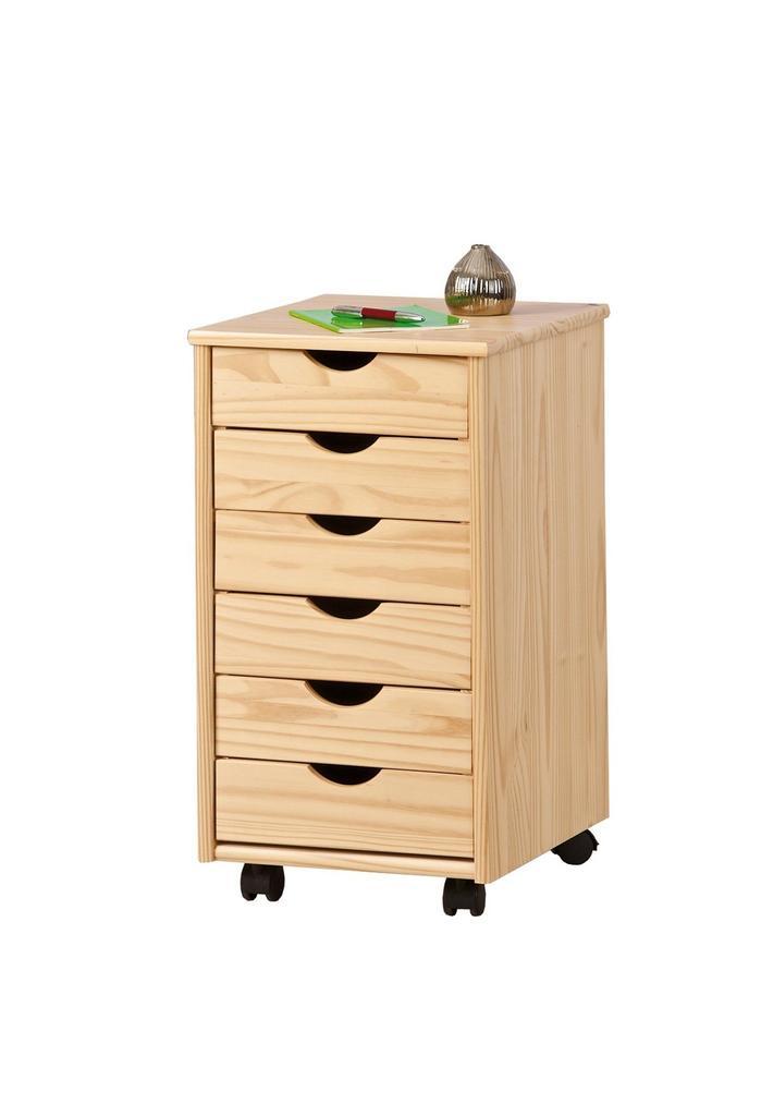 Ladekast NILS - Compacte Opbergoplossing - Met Stevige Ha..., Huis en Inrichting, Kasten | Ladekasten, 25 tot 50 cm, Nieuw, Grenenhout