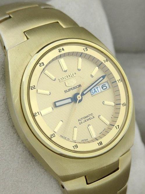 Seiko - Seiko 5 Superior - Zonder Minimumprijs - 7S36-00N0 -, Handtassen en Accessoires, Horloges | Antiek