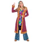 Hippie 60S Kostuum Roze Dames, Kleding | Dames, Carnavalskleding en Feestkleding, Verzenden, Nieuw