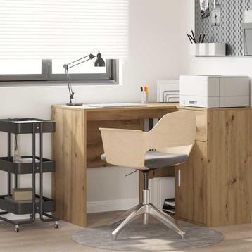 vidaXL Bureau artisanaal eikenkleurig 102 x 50 x 75 cm, Verzenden
