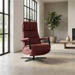 Leren elektrisch relaxfauteuil Core - Massif Rubino, Bohemian, Industrieel, Modern, Scandinavisch, Nieuw, Ophalen of Verzenden