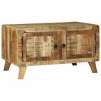 vidaXL Koffietafel 80x54x45 cm Massief Hout Ruw Mango, Huis en Inrichting, Verzenden, Nieuw