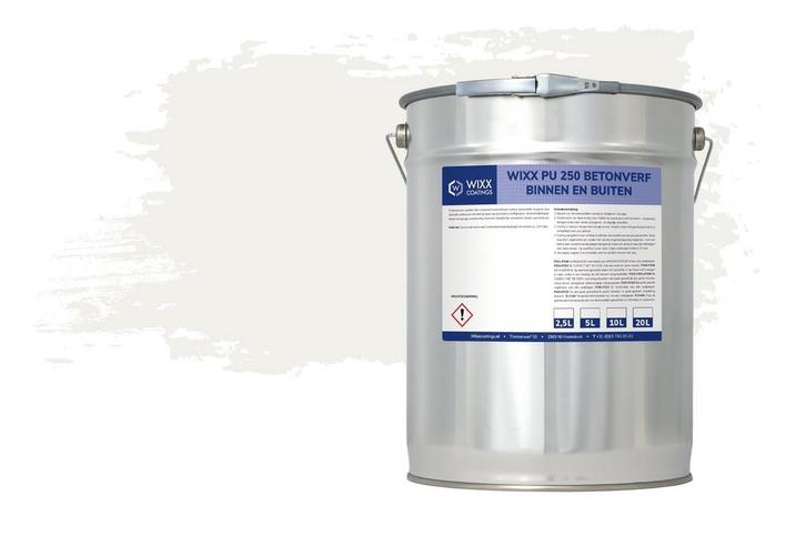 Wixx PU 250 Betonverf Buiten en Binnen RAL 9016 |, Doe-het-zelf en Bouw, Verf, Beits en Lak, Nieuw, Verzenden