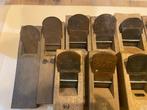 9 vintage Japanese woodworking planes (Kanna) -