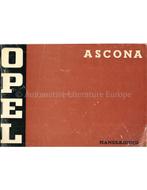 1974 OPEL ASCONA INSTRUCTIEBOEKJE NEDERLANDS, Auto diversen, Handleidingen en Instructieboekjes