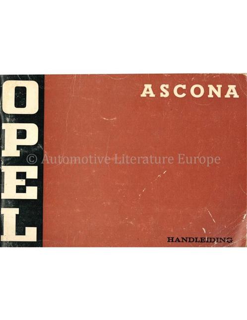 1974 OPEL ASCONA INSTRUCTIEBOEKJE NEDERLANDS, Auto diversen, Handleidingen en Instructieboekjes