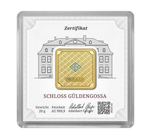 20 grammes - Or .999 - Geiger Edelmetalle - Scellé & avec, Postzegels en Munten, Edelmetalen en Baren