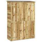 Tuinschuur 123x50x171 cm geïmpregneerd massief grenenhout, Tuin en Terras, Verzenden, Nieuw