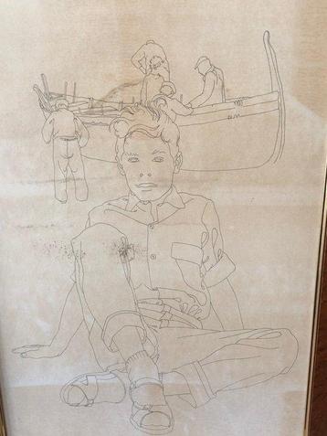 Rafael Ortega Alvarez (1927-2011) - Joven Sentado