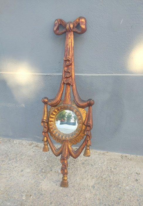 Disque miroir à boucle - Plâtre, bois de pin - XXe siècle, Antiek en Kunst, Antiek | Overige Antiek