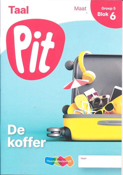 Pit Werkboek Taal Maat blok 6 groep 5 (per stuk), Livres, Livres scolaires, Envoi