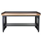 Datona Werkbank met bamboe werkblad en legbord - 200 cm -, Doe-het-zelf en Bouw, Ophalen of Verzenden, Nieuw
