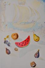 Salvador Dali (1904-1989) - Bateaux et Fruits