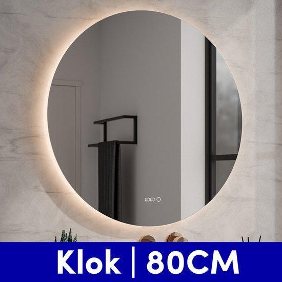 2dekans | Nolt Badkamerspiegel met Verlichting - Ronde, Maison & Meubles, Accessoires pour la Maison | Miroirs, Enlèvement ou Envoi