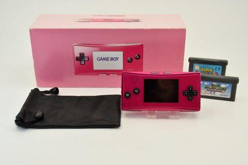 Nintendo - gameboy - Gameboy Micro OXY-001 pink boxed UK -, Games en Spelcomputers, Spelcomputers | Overige Accessoires
