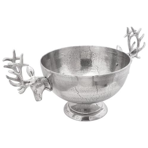 vidaXL Zilver Cup 62x35x33 cm Aluminium, Antiek en Kunst, Kunst | Beelden en Houtsnijwerken, Verzenden