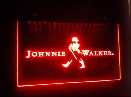Johnnie walker neon bord lamp LED cafe verlichting reclame l, Huis en Inrichting, Lampen | Overige, Nieuw, Verzenden