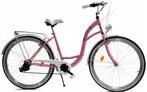 Meisjesfiets - 26 inch - met 7 versnellingen - roze wit, Fietsen en Brommers, Fietsen | Kinderfietsjes, Ophalen of Verzenden, Nieuw