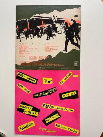 Clash, Sex Pistols - 2 x albums - Never mind the bollocks / beschikbaar voor biedingen