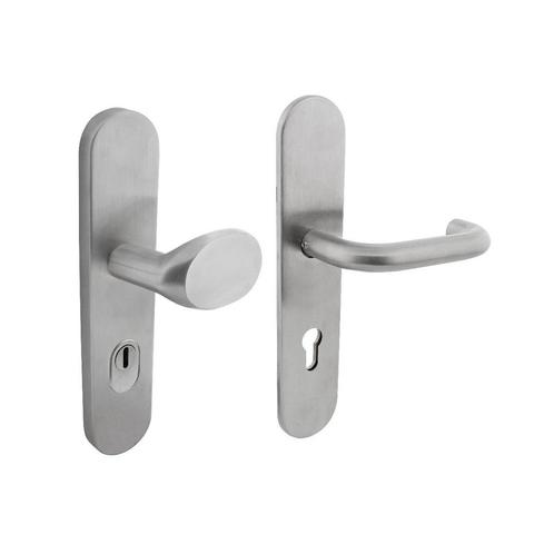Veiligheidsbeslag SKG3 ovaal knop/klink kerntrekbeveiligi..., Doe-het-zelf en Bouw, Hang- en Sluitwerk, Klink of Kruk, Nieuw, Ophalen of Verzenden