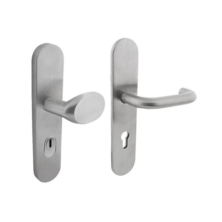 Veiligheidsbeslag SKG3 ovaal knop/klink kerntrekbeveiligi..., Doe-het-zelf en Bouw, Hang- en Sluitwerk, Klink of Kruk, Nieuw, Ophalen of Verzenden