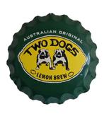 Two Dogs Citroenbrouwsel - Reclamebord - Aluminium, Antiek en Kunst