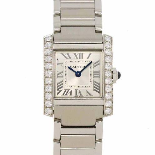 Cartier - Tank Française - W4TA0020 - Femme - 2010-2020, Handtassen en Accessoires, Horloges | Heren