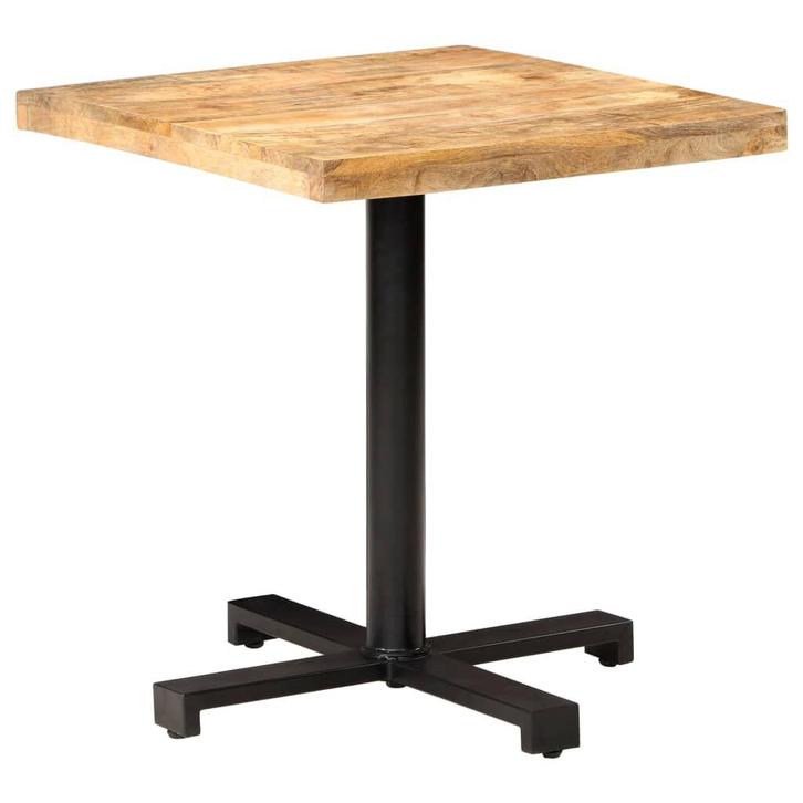 Mangohouten Bistro Tafel | Retour Deal | Stoer & Betaalbaar, Tuin en Terras, Tuintafels, Vierkant, Nieuw, Hout, Verzenden
