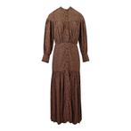 By Malene Birger • bruine maxi jurk • 34, Kleding | Dames, Bruin, Verzenden, Maat 42/44 (L), Nieuw