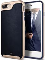 Caseology Envoy Series iPhone 8/7 Plus Leather Navy Blue +, Nieuw, Verzenden
