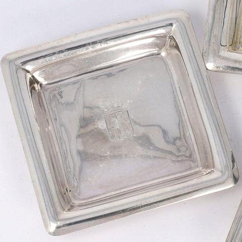Wolfers Frères - Cendrier (3) - Argent 833, Antiek en Kunst, Antiek | Zilver en Goud