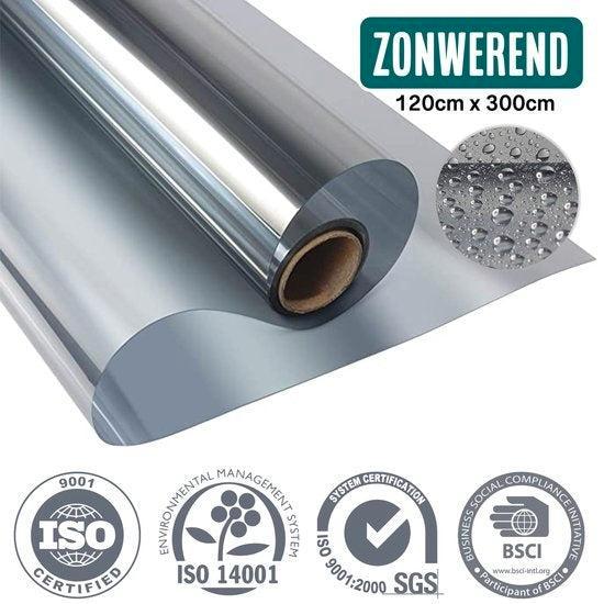 2dekans | Homewell Zonwerende HR Raamfolie 120x300cm -, Huis en Inrichting, Woonaccessoires | Overige, Ophalen of Verzenden